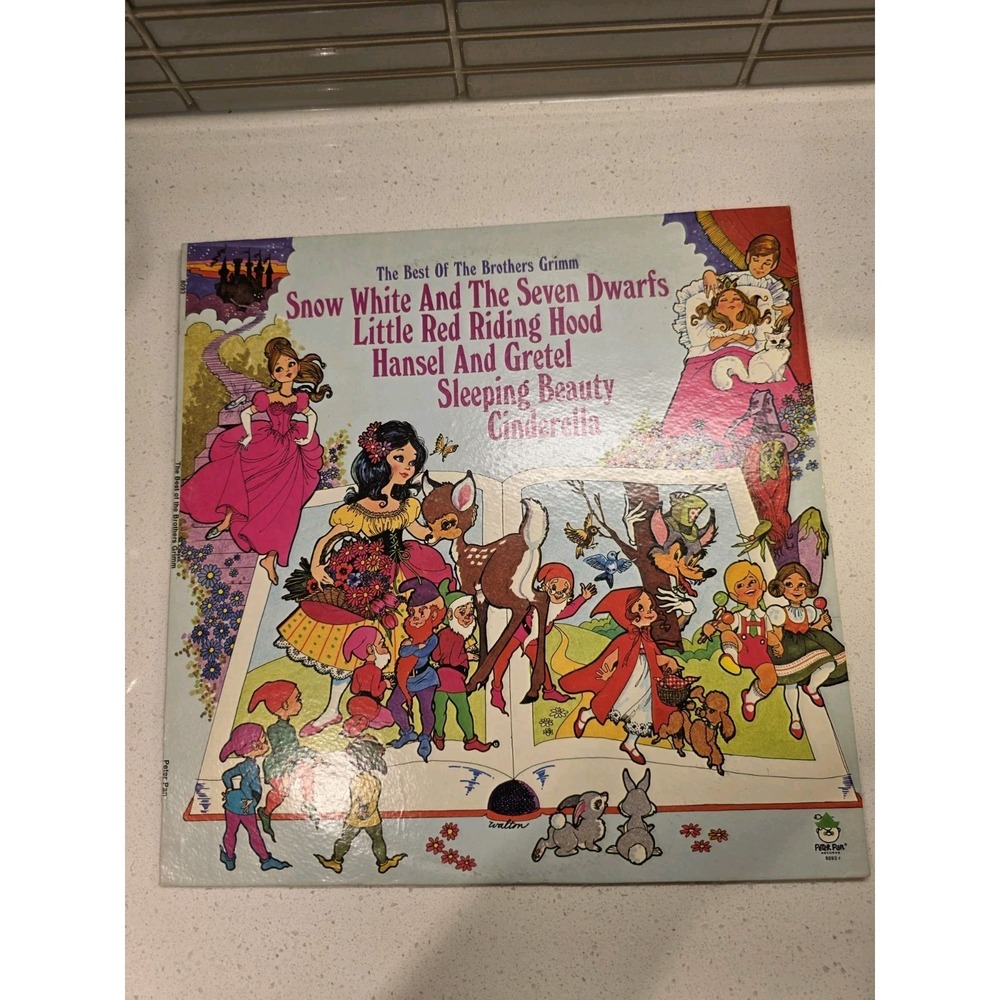 The Best of Brothers Grimm 1970 LP vinyl VG Cinderella Snow White